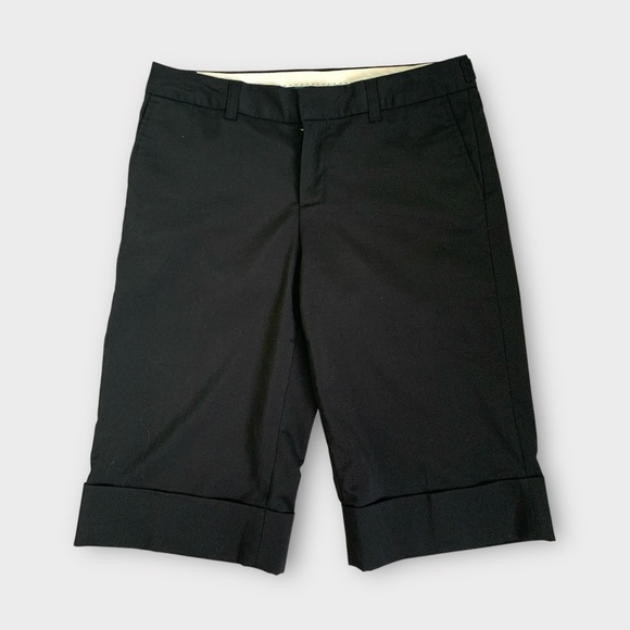 Gap Bermuda Shorts Black Pedal Pusher Capri Career Stretch Womens - Picture 1 of 7